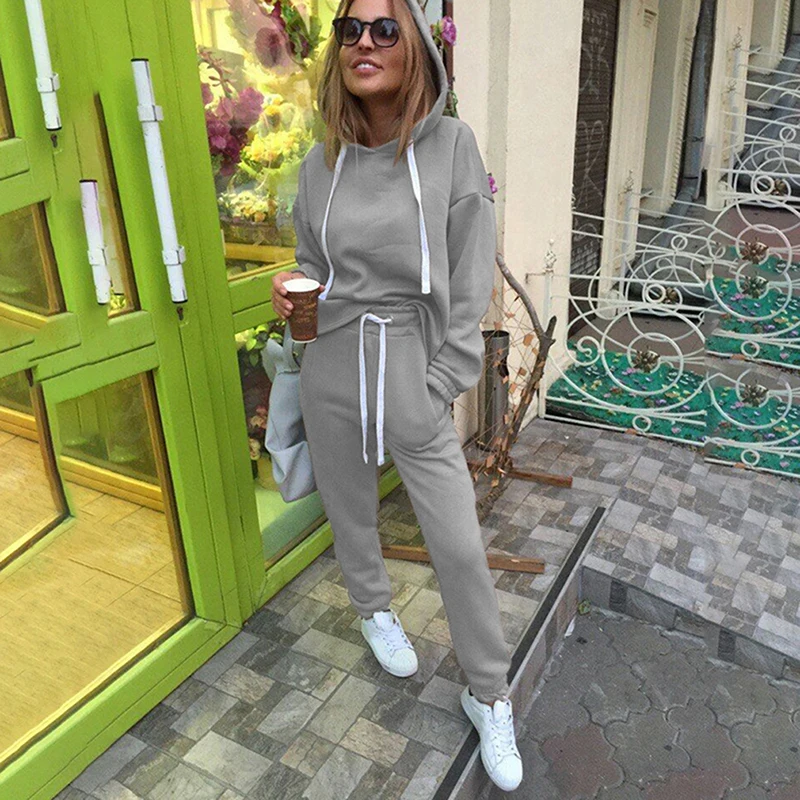 Женский спортивный костюм Bigsweety повседневный однотонный из двух предметов юбка и