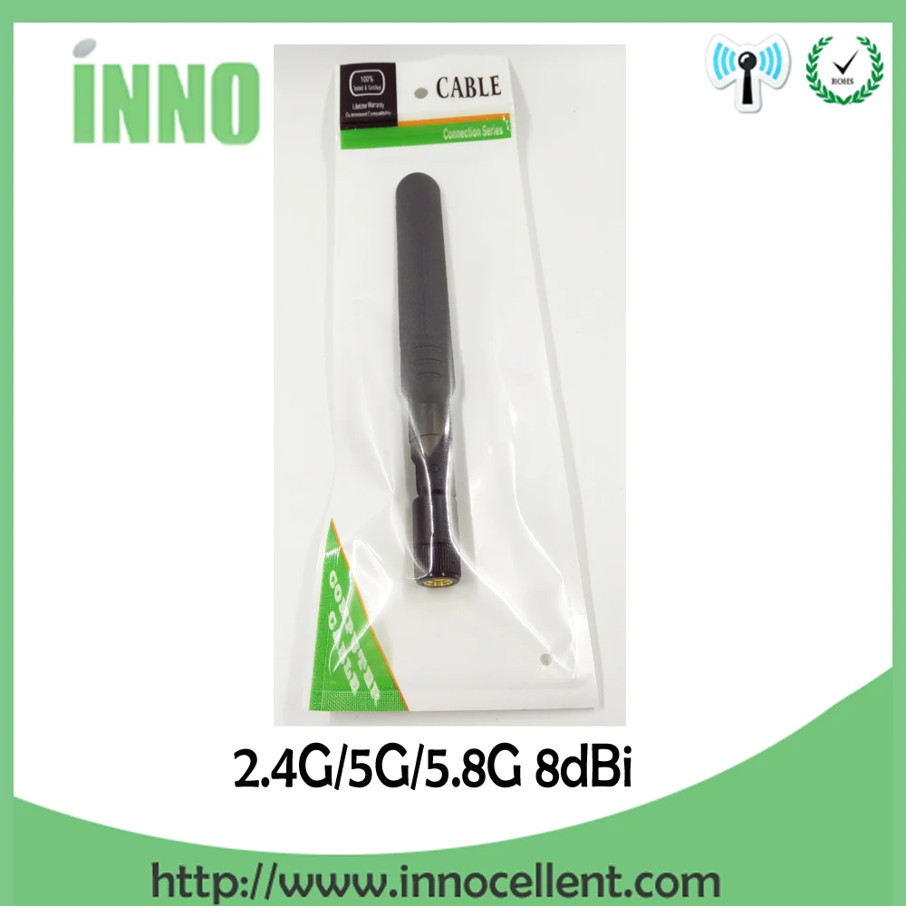 2.4g 5.8g 8dbi SMA Female Wlan Wifi Dual Band Antenna For Iot Module Router Tp Link Signal Receiver 1pcs