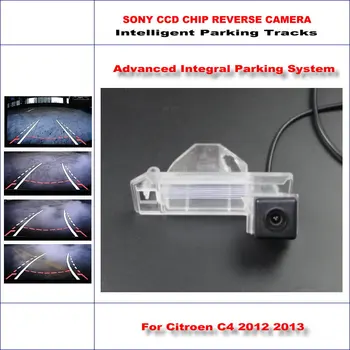 

Rear Camera For Citroen C4 2012 2013 Intelligent Parking Tracks Backup Reverse / 580 TV Lines Dynamic Guidance Tragectory