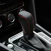 For VW Volkswagen Polo Tiguan Golf 5 6 7 mk7 Passat B5 B6 B7 CC Jetta AT Automatic Hand-stitched Leather Gear Shift Knob Cover ► Photo 2/6