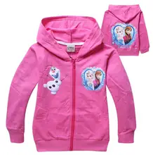 2016 Hiver Filles Veste Cardigan Enfants Manteaux Vestes Costume Enfants Chaud Manteau À Capuchon Automne Fleur Veste Pour Les Filles