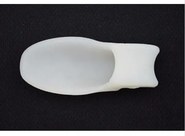 2 PAIRS= 4 PCS Silicone Correction Toe Protection Sleeve Silicone Insole Foot Massage Orthopedic Insoles Foot Pad