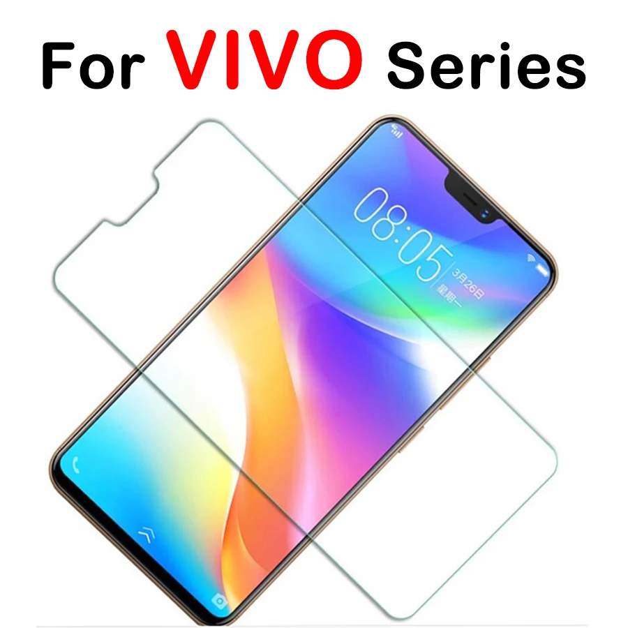 Защитное стекло для vivo y81 закаленное v9 nex s защитная пленка экрана vi vo 9v y 81 2.5D
