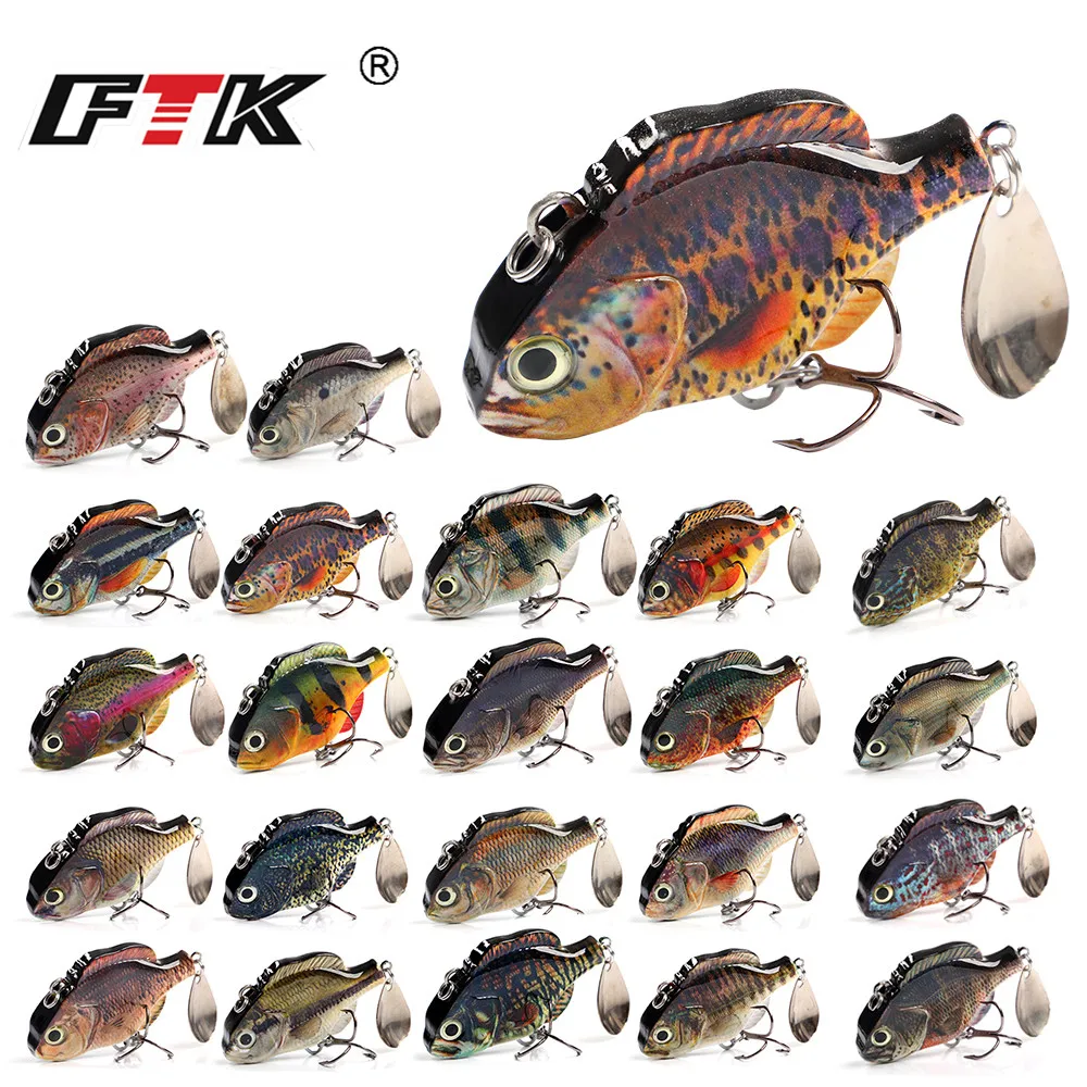 FTK наживка для окуня 37 г/65 мм Crankbait Swimbait тонущие воблеры мульти Соединенные с тройным крюком рыболовные снасти Isca 22 цвета