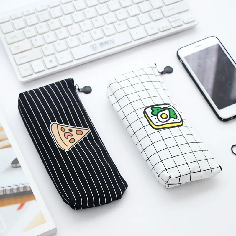 Новинка Kawaii Канцтовары чехол для карандашей модный холщовый карандаш фотографий