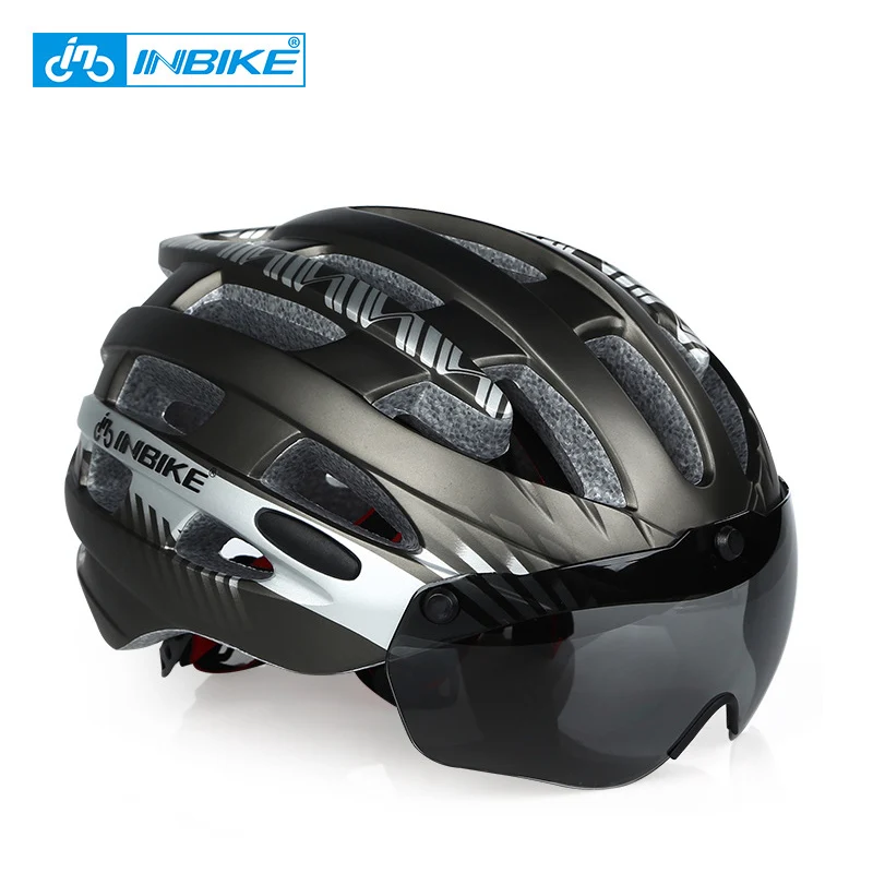 inbike 230g magnetic goggles cycling helmet in mold mountain bike bicycle helmet with lens 25 inbike 230g magnetic goggles cycling helmet in mold mountain bike bicycle helmet with lens 25