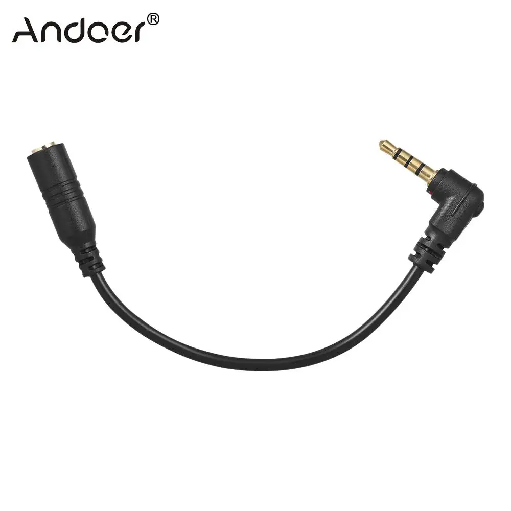 Кабель-адаптер для микрофона Andoer EY-S04 5 шт. 3 мм 3-полюсный со штекером типа Мама на
