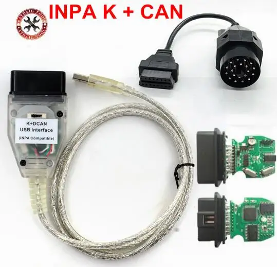 VSTM для BMW INPA K+ CAN K CAN INPA с чипом FT232RL с переключателем для BMW INPA K DCAN USB интерфейсный кабель с 20PIN для BMW - Цвет: INPA White 20 PIN