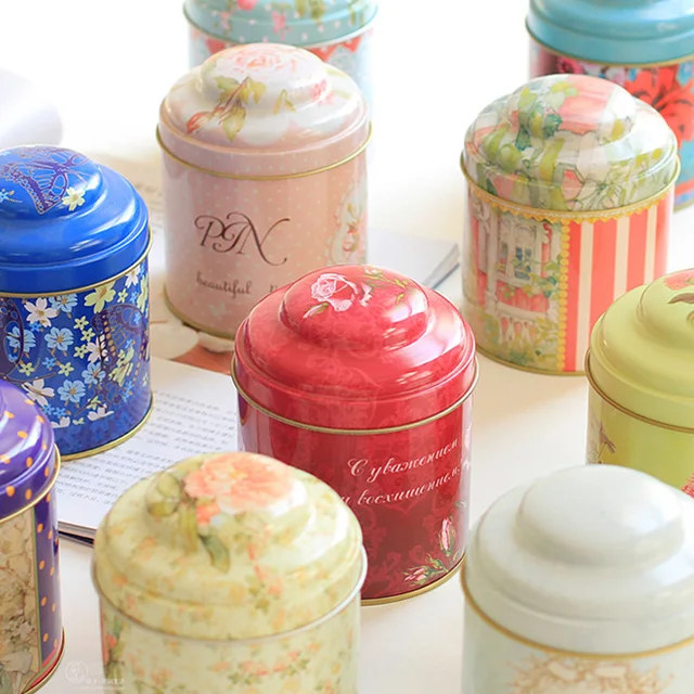 5pcs Lot European Style Kitchen Tea Coffee Storage Box Iron 5pcs Lot European Style Kitchen Tea Coffee Storage Box Iron Container Wedding Favor Tin Case