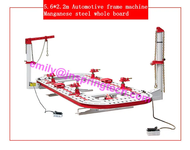 

2019 new year promotion 5.6m length Collision Repair System vehicle clamping frame machine use for uni-body car repairs