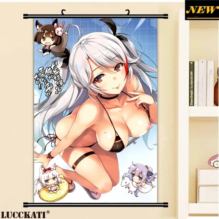 1animal_ears azur_lane bikini breasts chibi dress garter mugenkidou nipples school_swimsuit swimsuits tail thighhighs tomose_shunsaku_