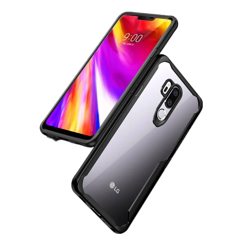 Для LG V40 чехол thinq Мягкий силикон+ прозрачная Броня задняя крышка Funda Capa для LG G7 G710 G7 Fit 6,1 ''противоударный чехол для телефона