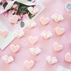 2 Pcs Pink Love Heart Planner Paper Clip Plastic Bookmarks Kawaii Clips Cute Binder Stationery Store Office School Supplies