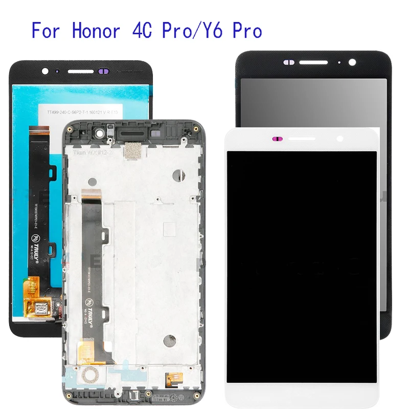 

5.0'' With Frame Display For Huawei Honor 4C Pro TIT-L01 LCD Display Touch Screen Digitizer Assembly Replacement LCD Screen