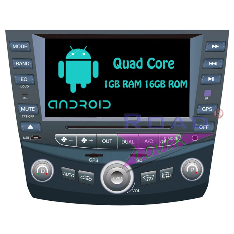 Roadloevr 2 Din Android 6 0 Автомобильный GPS навигатор 8 дюймов для Honda Accord 07 PC системный блок