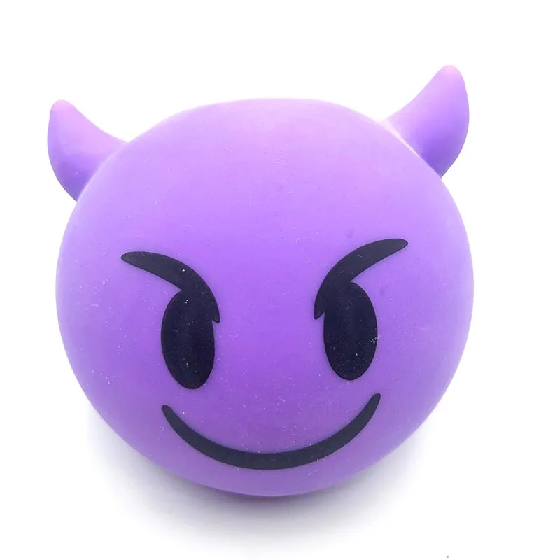 7 см игрушка мягкий медленно поднимающийся шар для снятия стресса, мягкий, снимает антистресс, шар для детей, веселые игрушки для детей, подарок - Цвет: Фиолетовый