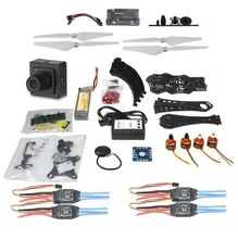 DIY RC Drone Quadrocopter 380mm Wheelbase Frame Kit with APM 2.8 Flight Controller Gimbal ESC F14893-P+camera