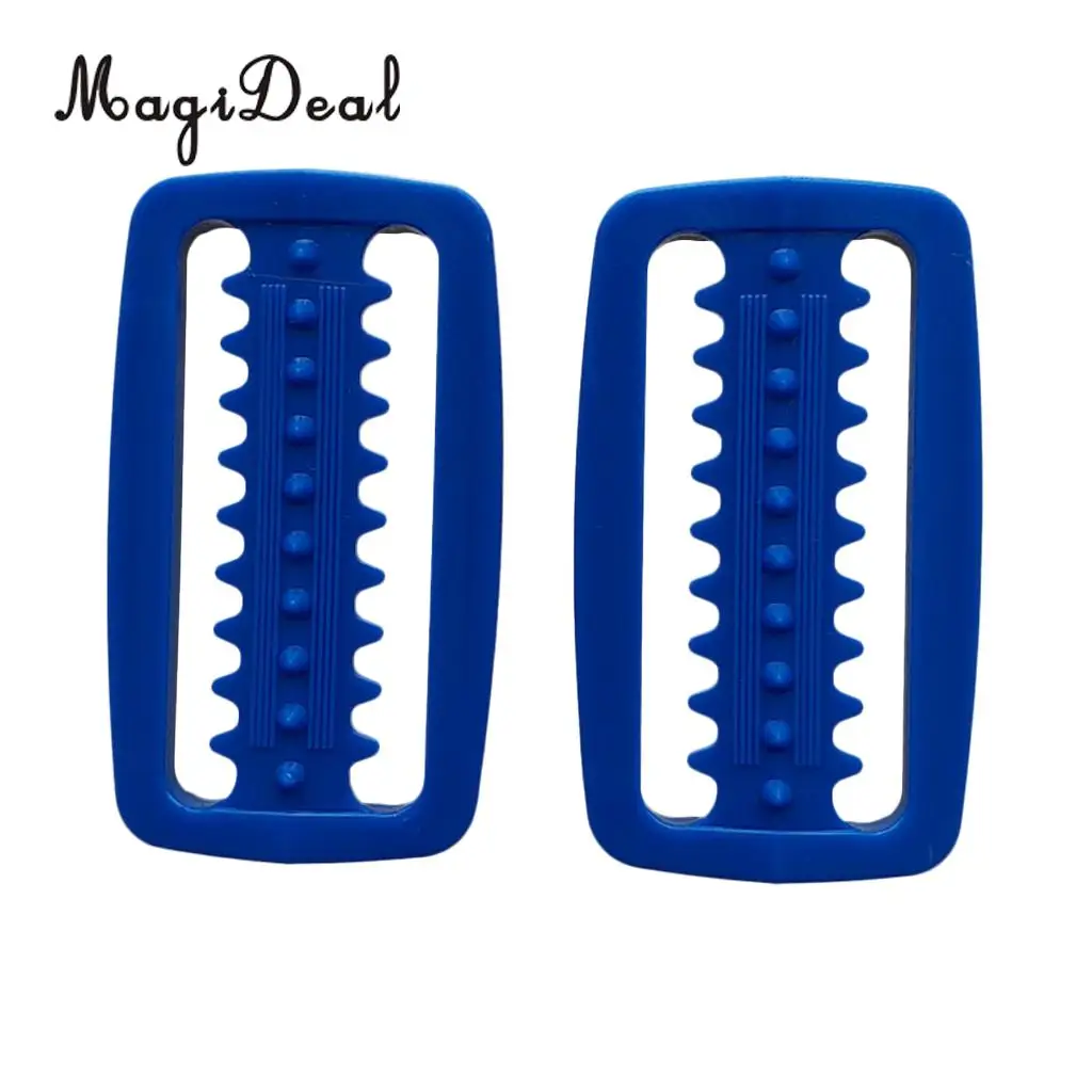 MagiDeal 2Pcs 2 inch Universal Weight Belt Keeper Retainer Stopper Slider for Underwater Scuba Diving Snorkeling Free Diving