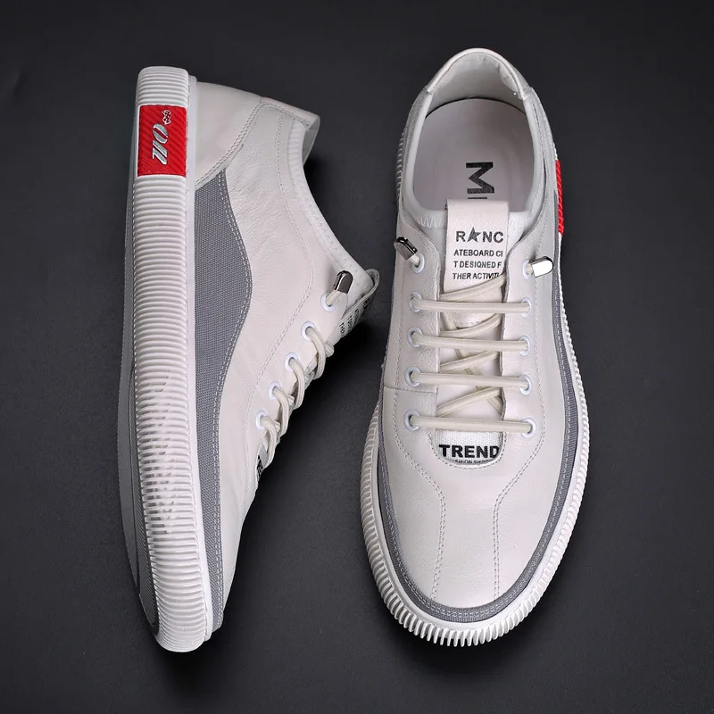 Male Shoe White Platform Man Shoes Men Casual Shoes Leather Shoes Shoe Tenis Masculino Adulto Sneakers Zapatos De Hombre Scarpe