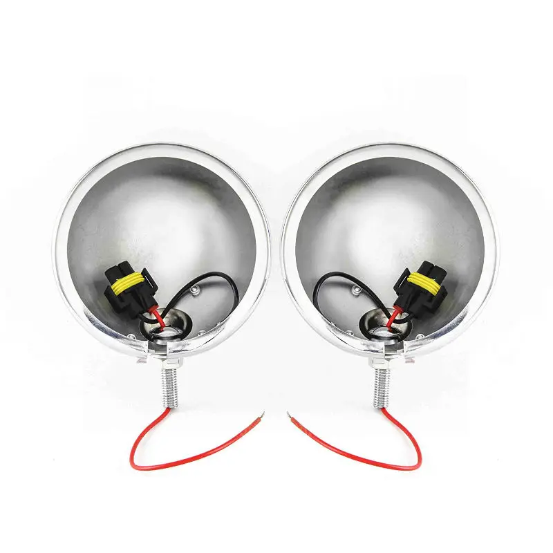 4.5inch LED fog light silver with bracket3800