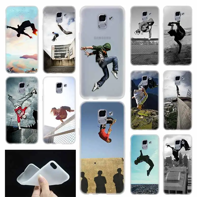 

case Soft Cover TPU Coque For Samsung Galaxy J6 J8 J3 J5 J7 J4 Plus 2018 2016 2017 EU Prime Pro Ace j610 Parkour