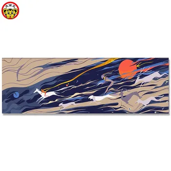 

digital oil paintings decorate their own paintings, abstract, daily chase, hunt, chase, ancient large living room oil painting