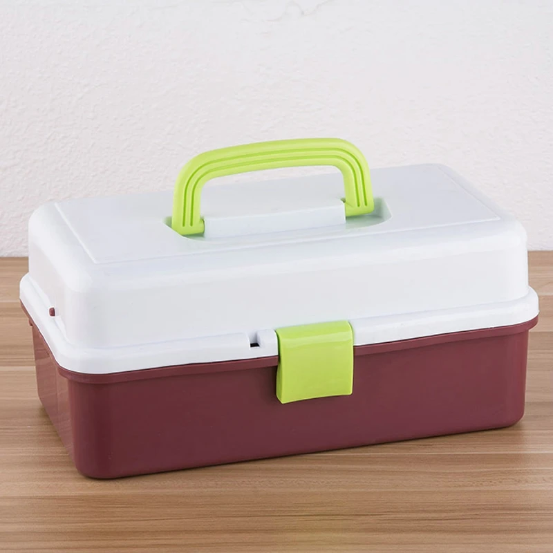 

Home Multi-function Medicine Container Organizador Multi Function Tool Box Large Children Art Painting Student Drawing