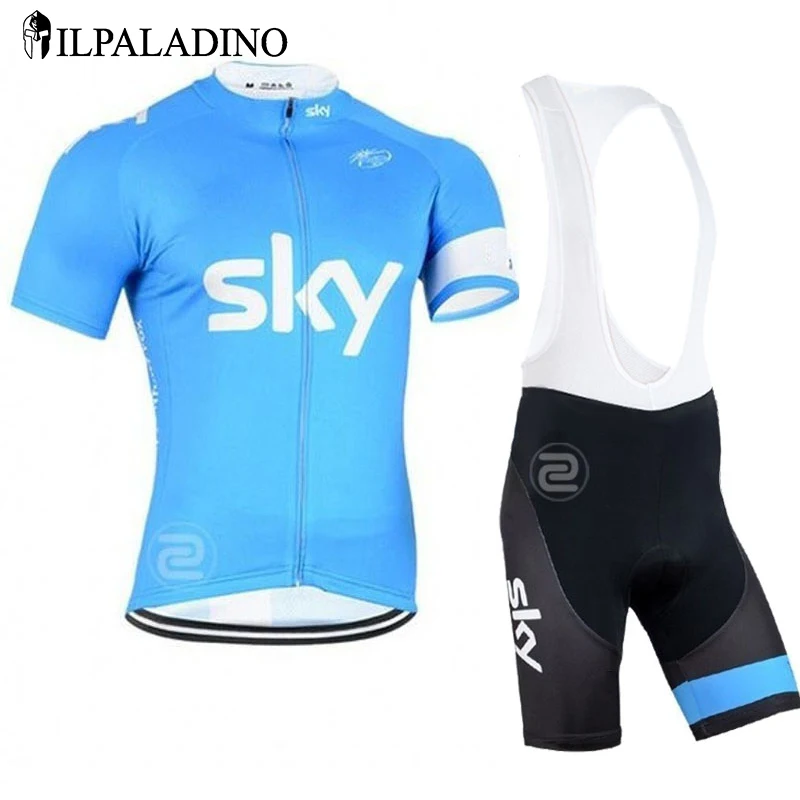 Цена за ILPALADINO 2017 Sky Team Короткие Рукава Велоспорт Трикотажные Set/Биб Короткие Велоспорт Одежда/Гоночный Велосипед Спортивная Велоспорт Набор Цена за ILPALADINO 2017 Sky Team Короткие Рукава Велоспорт Трикотажные Set/Биб Короткие Велоспорт Одежда/Гоночный Велосипед Спортивная Велоспорт Набор