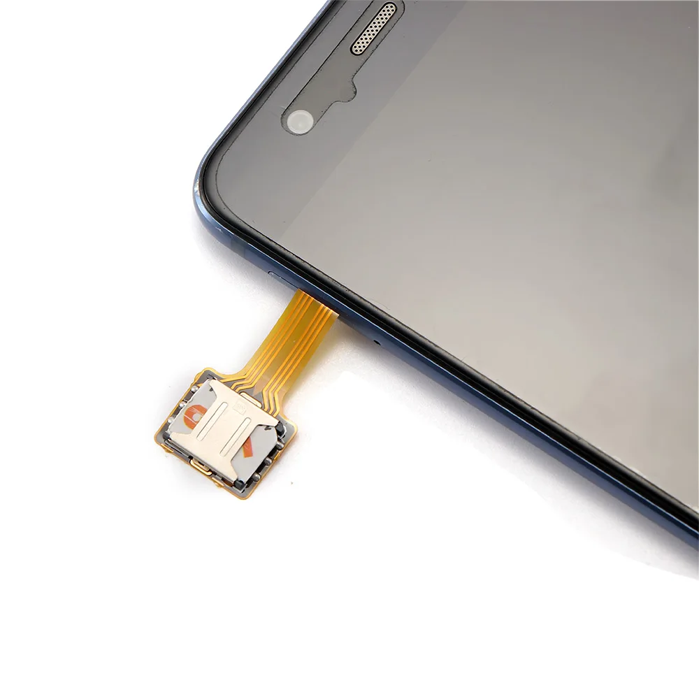 Powstro двойной Micro SD адаптер Micro SIM карта гибридный двойной для Android удлинитель 2 микро адаптер расширения
