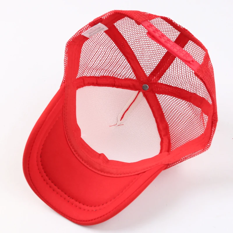 9 цветов) Новое поступление, регулируемые детские однотонные повседневные шляпы для новых Классические, для водителя грузовика, летние детские Бейсбол, Гольф сетка Солнцезащитная шапочка, Кепка