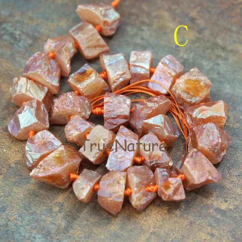20170926-BE6578- Nugget Beads White Quartz Beads-20mm-25mm-9.13g_3