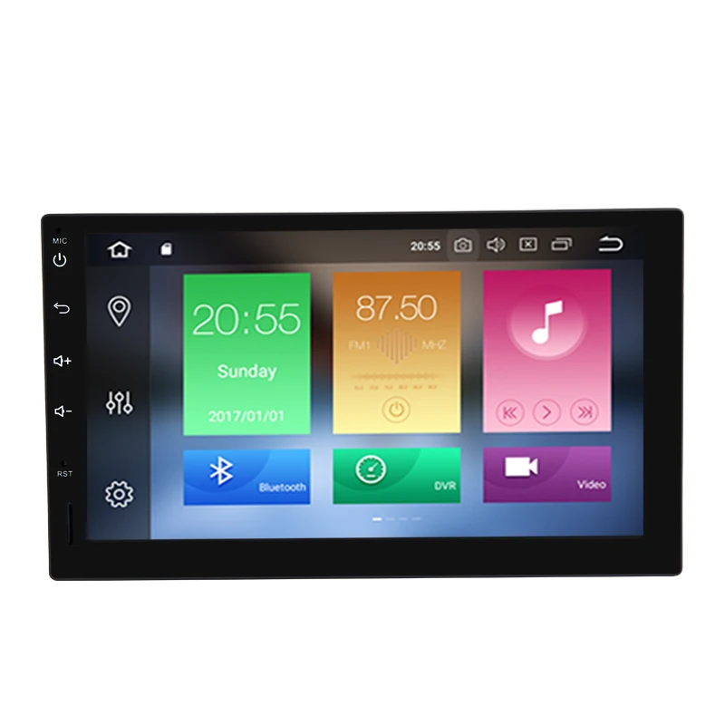 Cheap Autoradio 4 RAM Android 8.0 2 Din Car PC Radio multimedia player for NISSAN/TOYOTA/peugeot 307 GPS Navigation no dvd Player 1