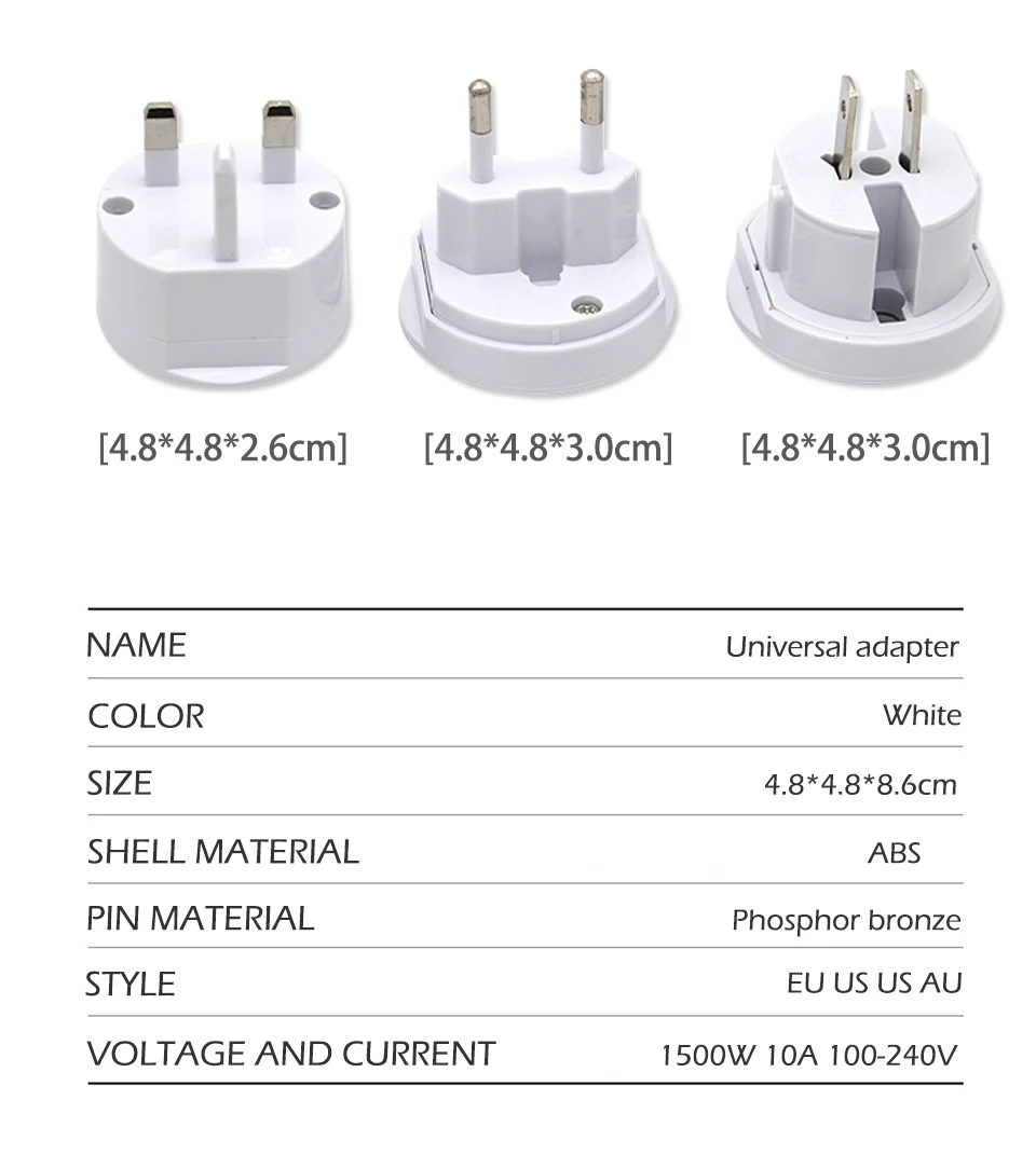 Universal Power Adapter Charger Worldwide Adaptor Wall Electric Plugs EU UK US AU Sockets Converter For Mobile Phones (9)
