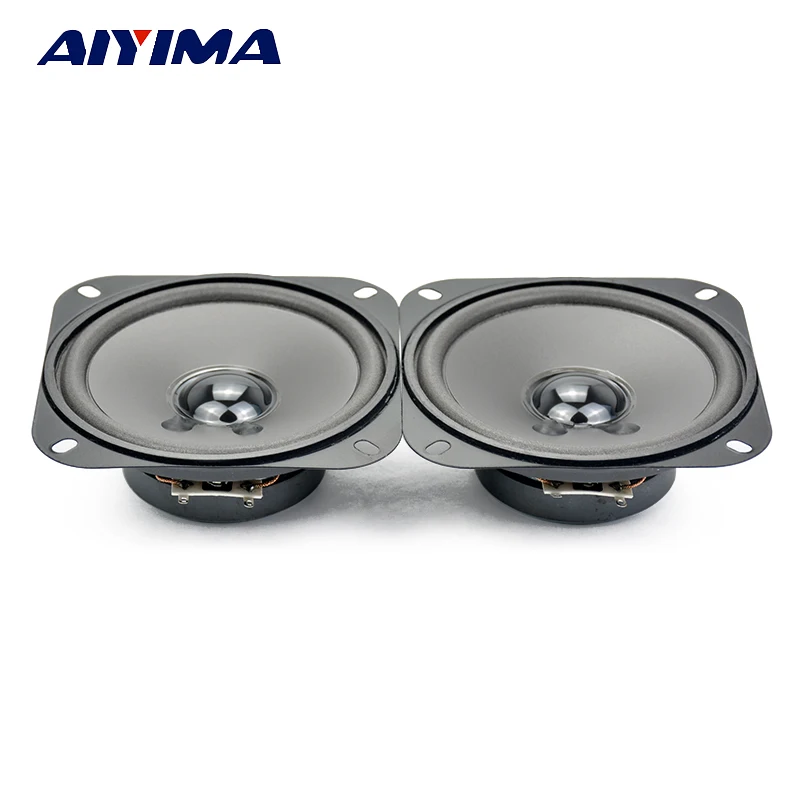 AIYIMA 2 шт. 4 дюймовый Аудио Громкий динамик s DIY портативный автомобильный