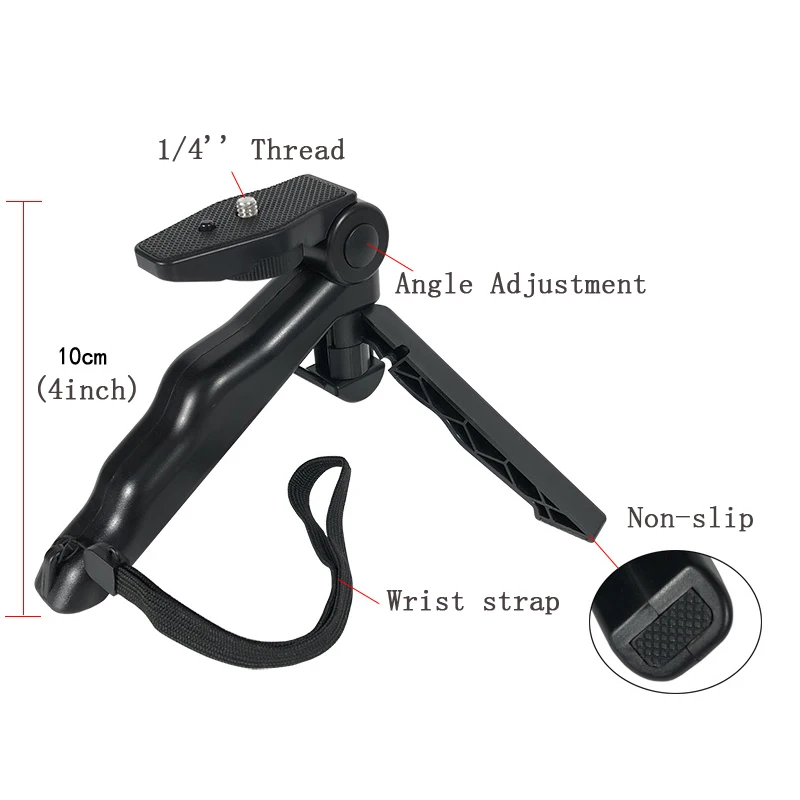 Mini suporte do tripé handheld estabilizador telefone
