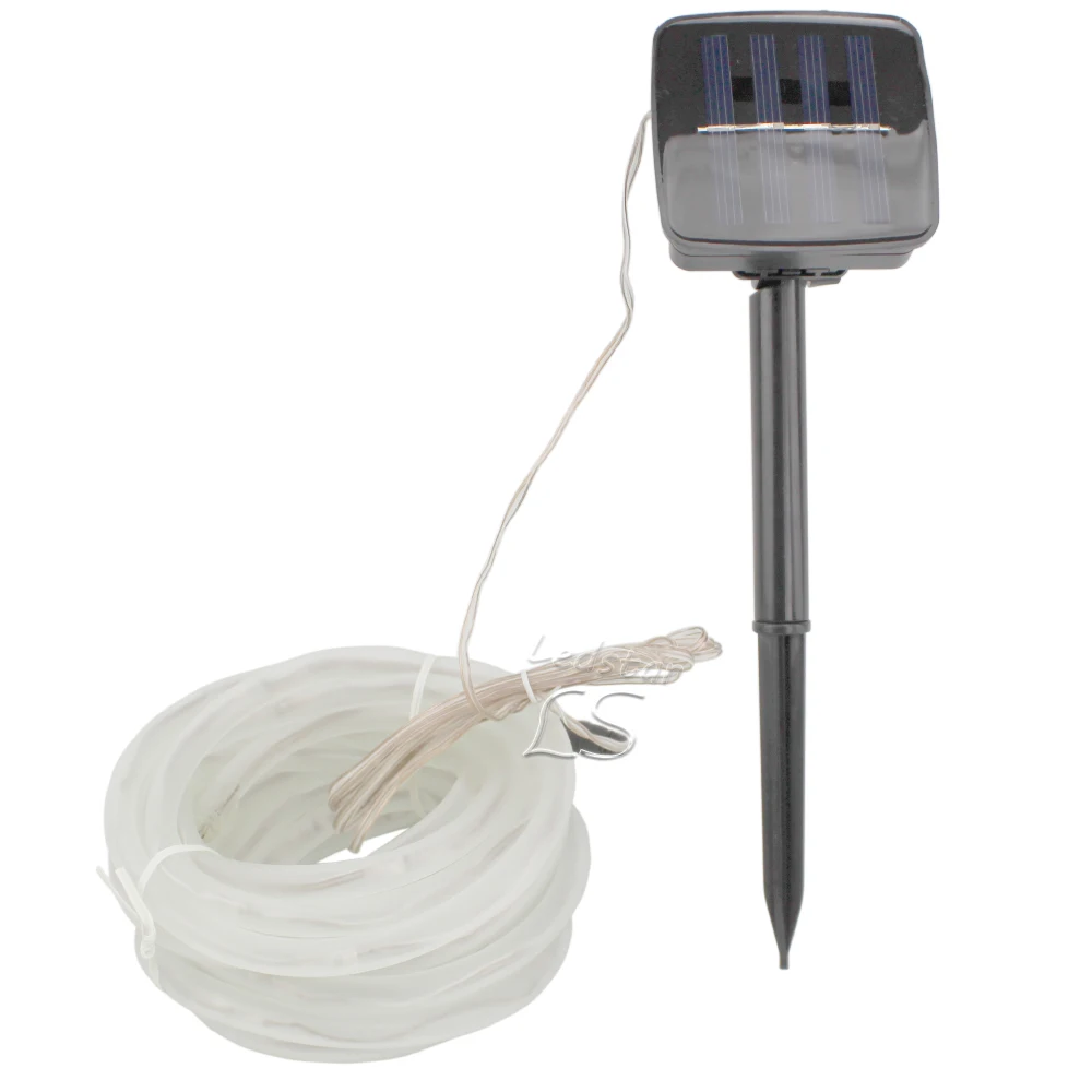 

Quality 12M 100LEDs 7M 50 LED Solar Rope Tube Led String Strip Fairy Light Outdoor Garden Party Decor Waterproof