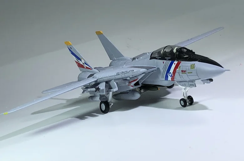 WLTK 1/100 масштаб военная модель игрушки F-1" Tomcat" Истребитель VF-2 охотники за головами литой металлический самолет модель игрушки для сбора, подарок