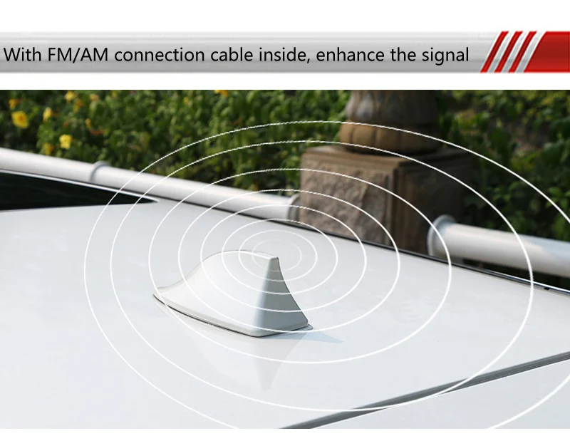 1х автомобильный радиоприемник Акулий плавник Автомобильная Антенна Акула радио fm-сигнал дизайн для Renault Koleos Megane Scenic Fluence Laguna Velsatis
