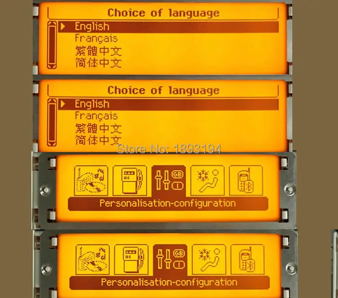 Multifuntion дисплей Экран, кондиционер, Hands-Free(Bluetooth), желтая подсветка, 12-контактный чехол для peugeot 307 308 407 408/C4 C5