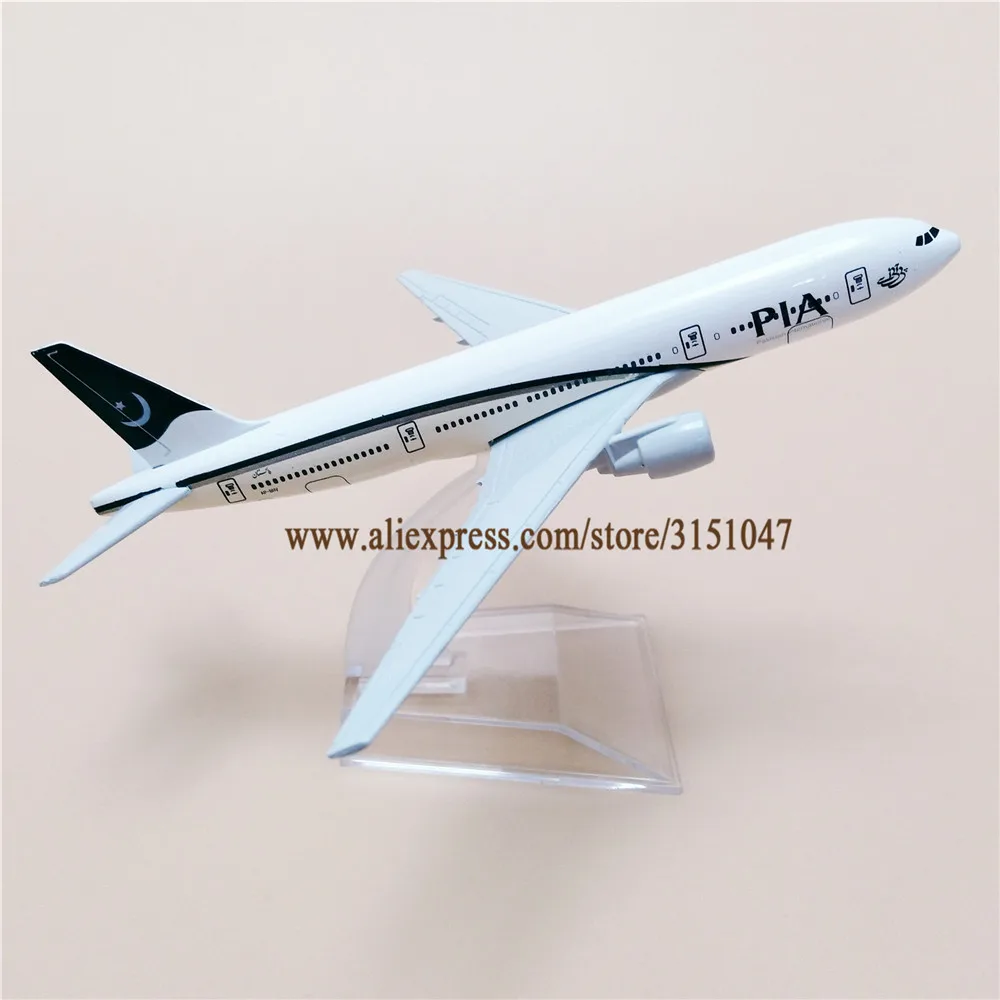 Металлический сплав Pakistan Air PIA B777 Airlines модель самолета Boeing 777 Airways Стенд