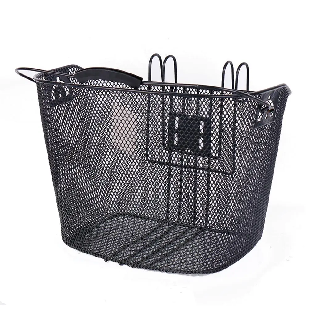 

Detachable Metal Bikes Cycling Front Riding Rear Pannier MTB Road Bicycle Handlebar Basket S3