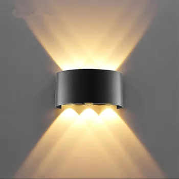 

Indoor 2W 4W 6W 8W LED Wall Lamps AC100V/220V Aluminum Decorate Wall Sconce bedroom LED Wall LightIndoor and Outdoor Decoration