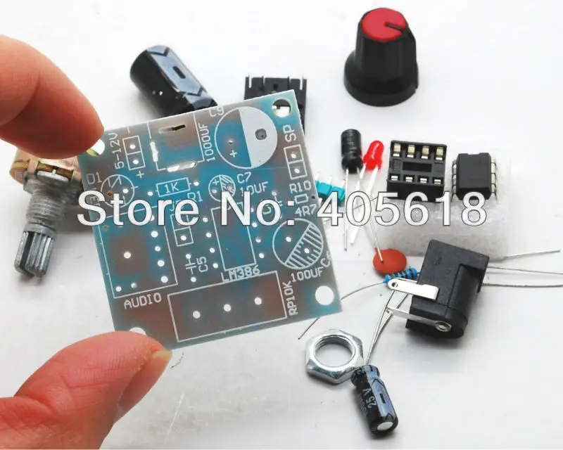 3 шт. LM386 плата мини-усилителя сигнала модуль усиления 3~ 12 V DIY KIT лучше, чем TDA2030