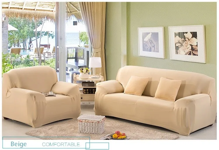 Желтый чехол для дивана плотный все включено L-Slipcover эластичный диван вытирается полотенцем один/два/три/четыре-местный 16 цветов