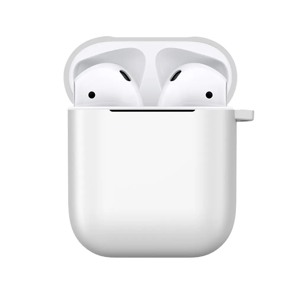 Shockproof TPU Silicone Bluetooth Wireless Headphone Case For Apple Airpods 1th TPU Matte Headphones Silicone Case