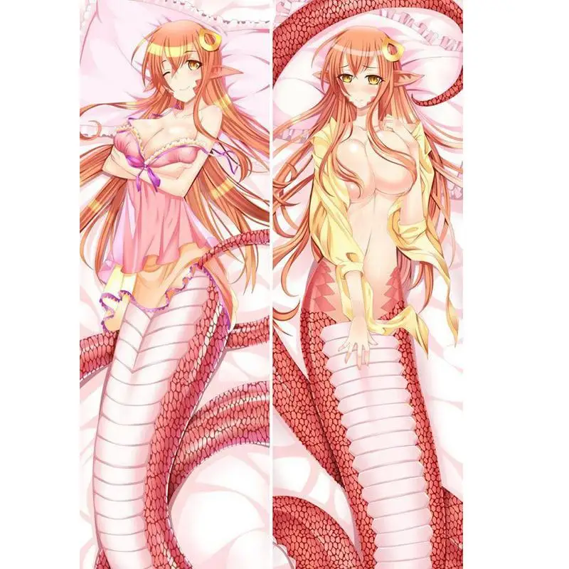 

Sexy Japanese Anime Monster Musume No Iru Nichijou Miia Otaku Dakimakura Gifts Bedding Hugging Body Pillow Case 150x50 CM