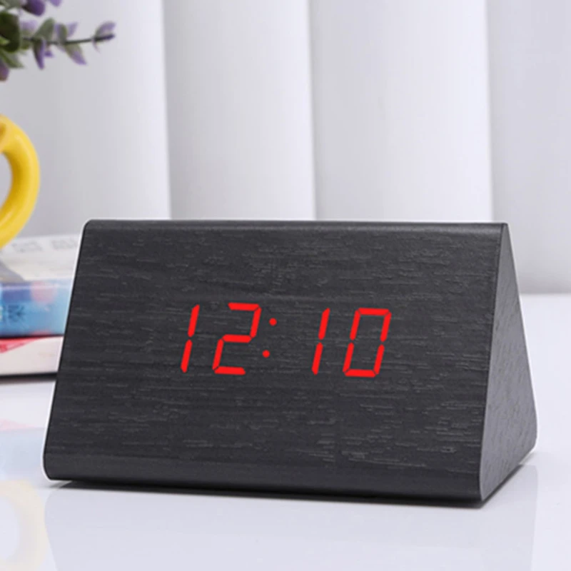 

Upgrade LED Alarm Clocks Despertador Temperature Sounds Control LED Display Desktop Digital Table Clocks