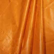 Нигерийский tissu bazin riche getzner brod perl e оранжевый бассейн riche getzner новейший хлопок вышитые кружева 5 ярдов/партия