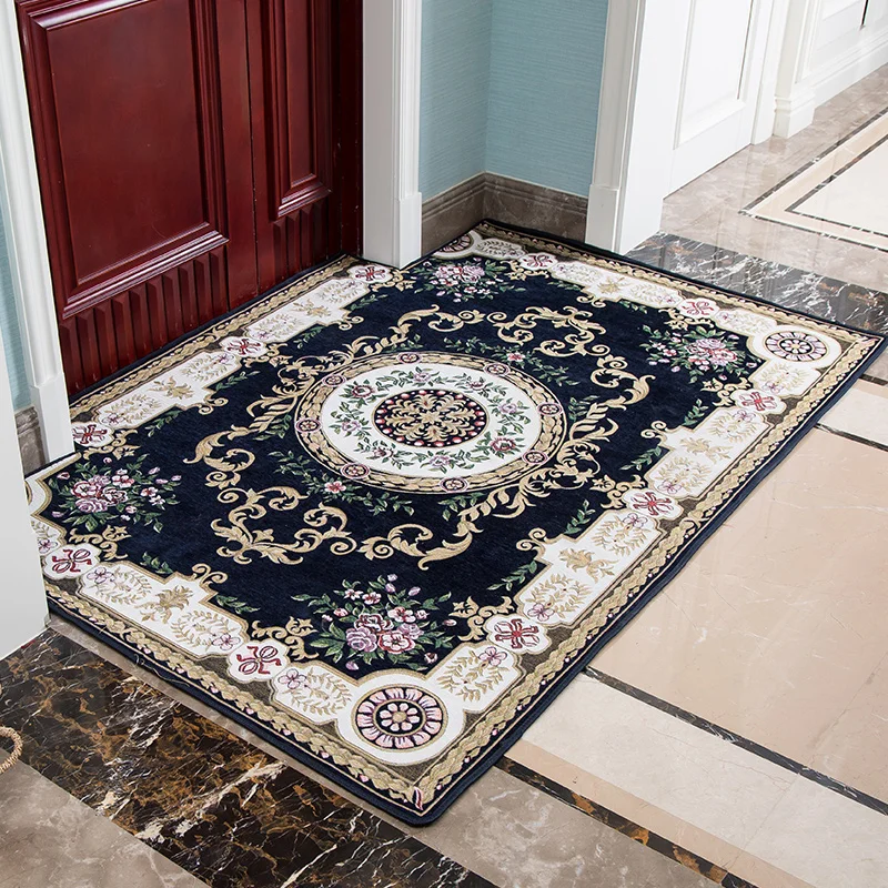 European carpet rural wind bedroom carpet floor mat door mats entry non-slip rug bathroom kitchen living room entrance door mat European carpet rural wind bedroom carpet floor mat door mats entry non-slip rug bathroom kitchen living room entrance door mat