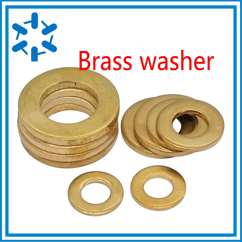 500pcs/lot M5*10*0.8 Brass washer flat washerin Washers from Home